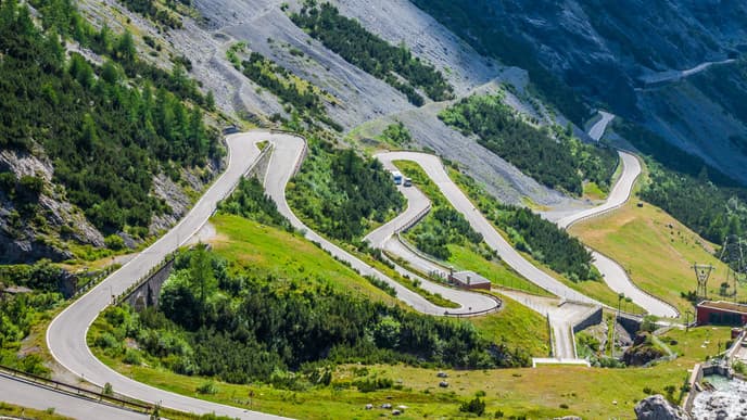 Scenic journey to Bormio