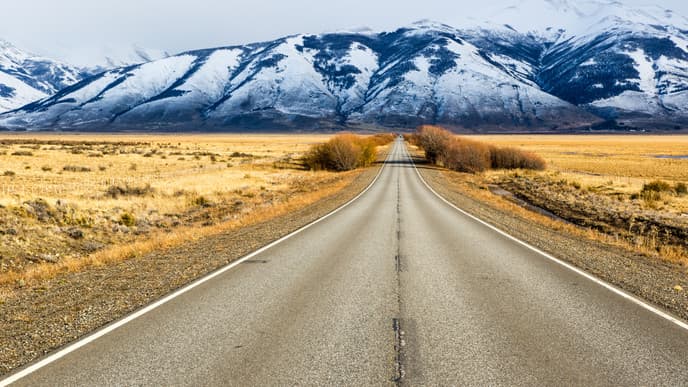 Unendliche Weiten auf dem Weg nach El Calafate