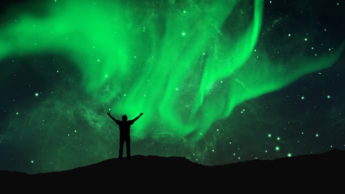 Eat Traditional Lappish BBQ By a Campfire While Gazing at the Aurora Borealis