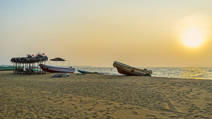 Arrival in Sri Lanka
