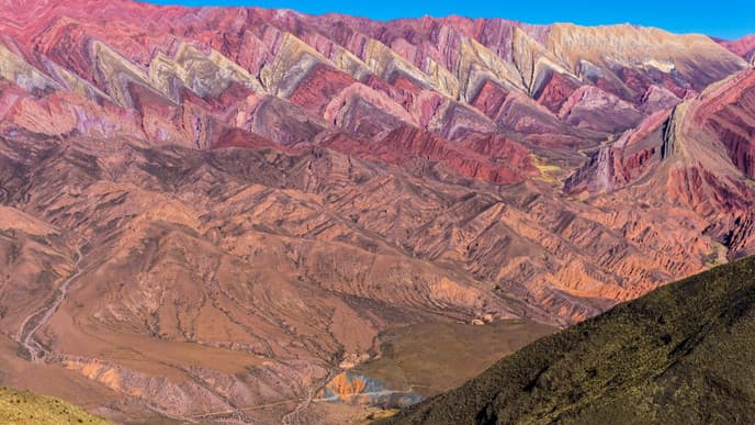 The infamous Rainbow Mountain