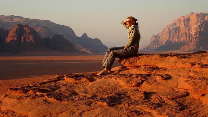 A Hike through Wadi Rum Desert
