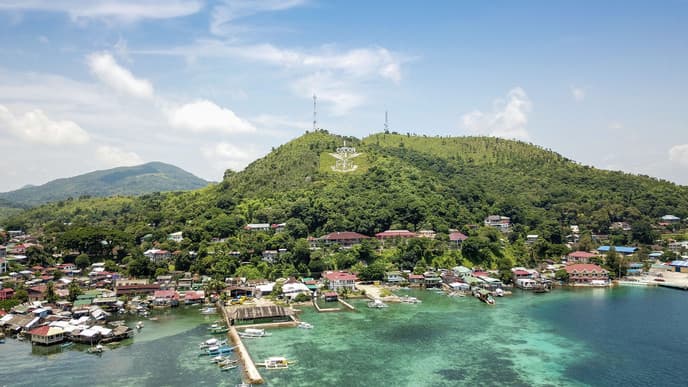 Ankunft in Coron Town
