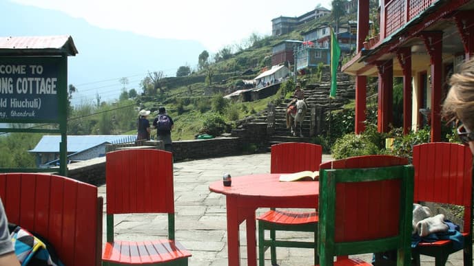 Durch Rhododendron und Orchideen Wälder