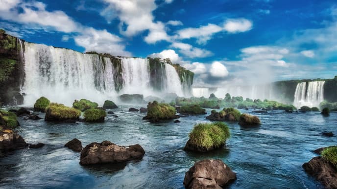 Brazilian falls & birds