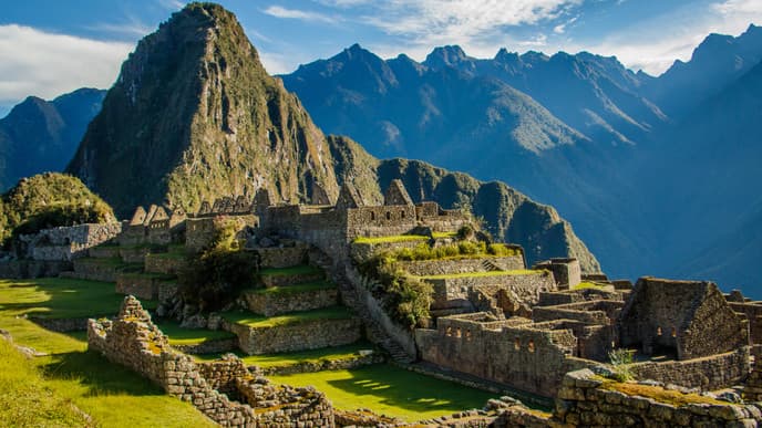 Die majestätische Zitadelle von Machu Picchu