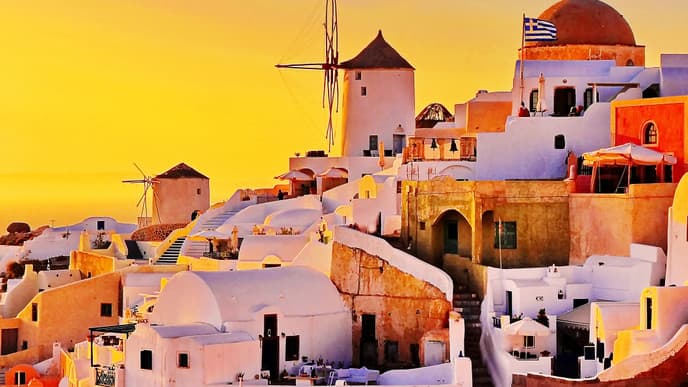 A day of outdoor pursuits on Santorini