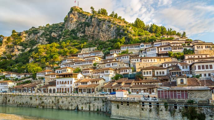 Walk through the Cobblestone Streets of Berat