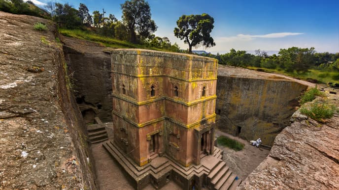 Extraordinary Lalibela rock-hewn churches