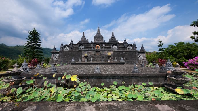 Das einzige buddhistische Kloster in Bali