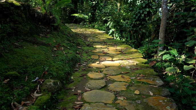 Beginn des Treks in Mamey