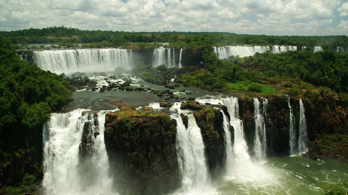 Brazil's view of the falls