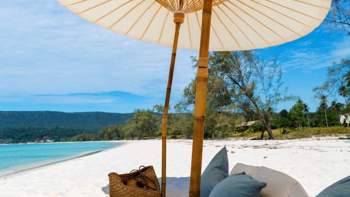 Relaxing day or water sports