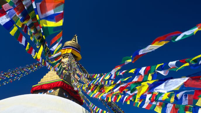 Abschied in Kathmandu