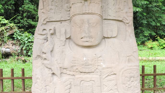 Mayan stories at Quirigua