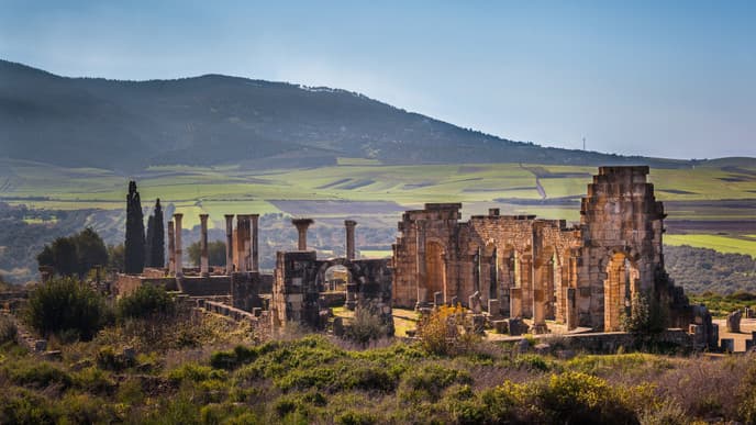 Roman ruins & a holy city