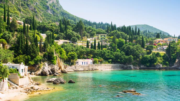 Fly from Athens to Corfu