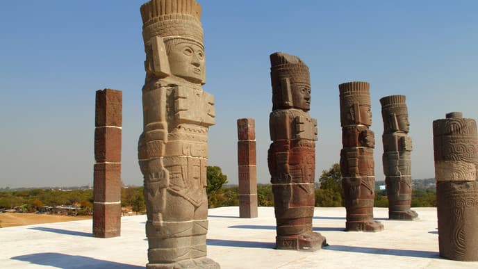 Stone warriors & a cemetery visit