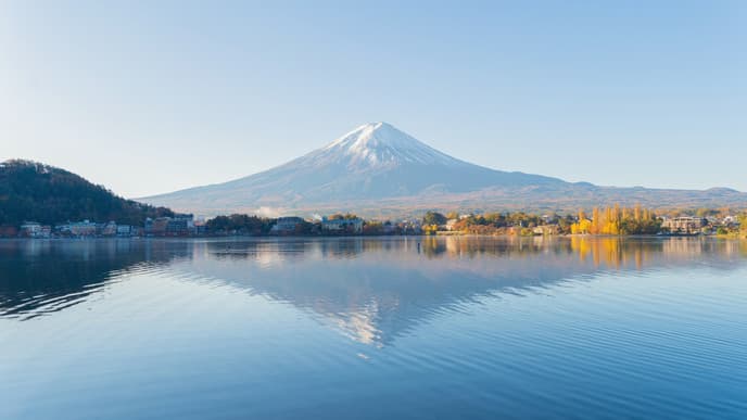 Perfect views of Mount Fuji