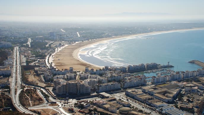 Aufregende Landschaften auf dem Weg nach Agadir