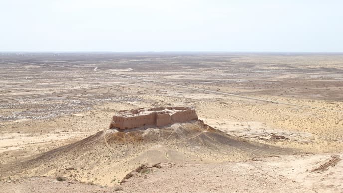 Ruinen in der Wüste