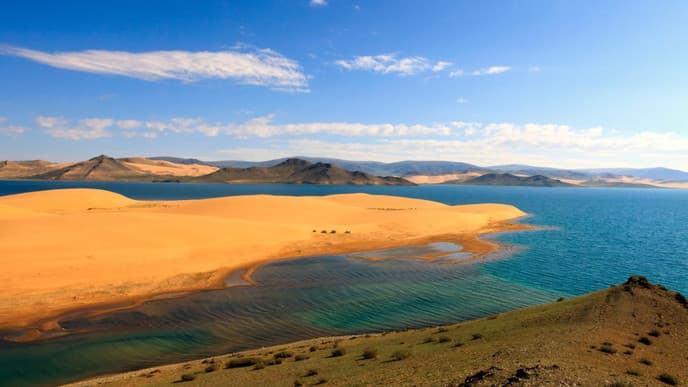 Wanderung am schwarzen See