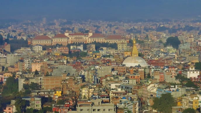 Ankunft in Kathmandu