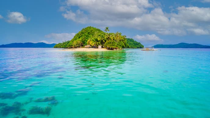 Beach resort relaxation