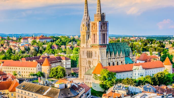 Zagreb's Upper and Lower Town
