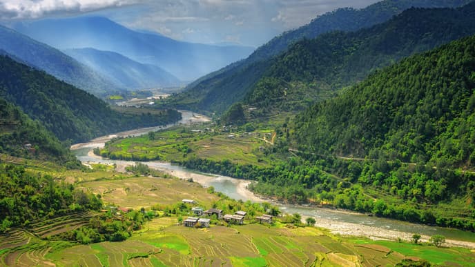 Abschied aus Bhutan