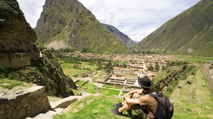 Rest above the clouds in the Andes