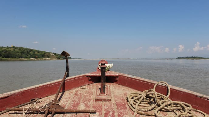 Jeep touring the Mekong