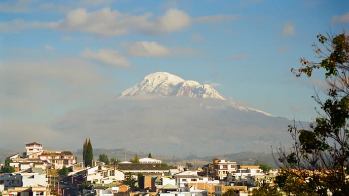 The road to Riobamba & lunch with the locals