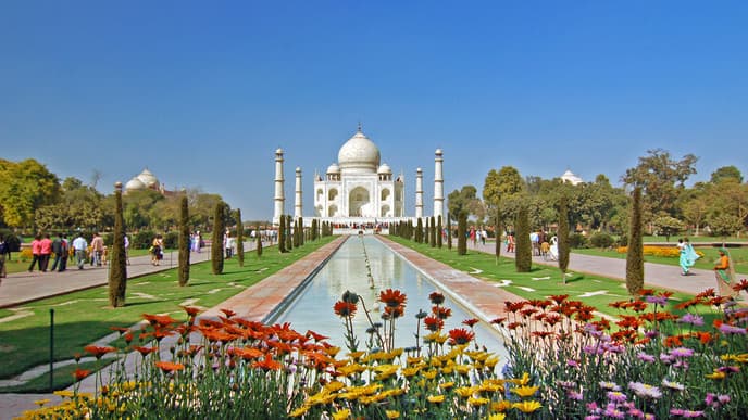 Find peace at the Taj Mahal