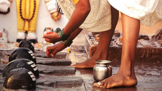 Sunrise on the 'Sacred River'