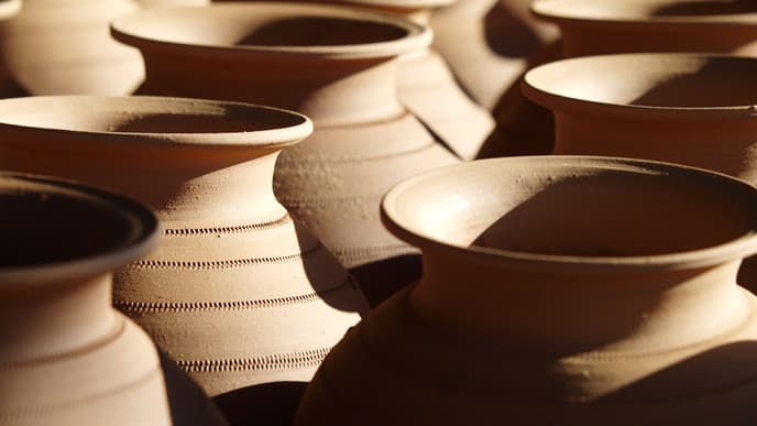 Ein halber Tag im Ban Chan Töpferdorf