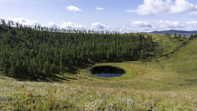 Erloschene Vulkane im Nationalpark