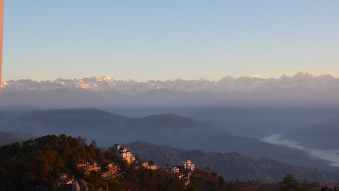 Malerische Bergdorfidylle