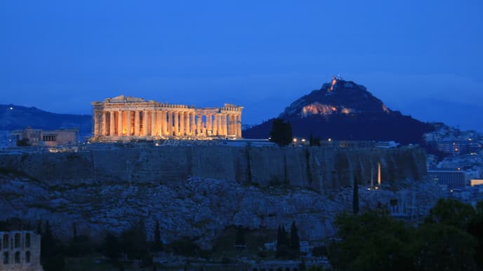 Feast on Greek cuisine in the sky