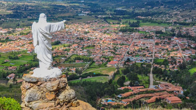 A salt cathedral & colonial towns