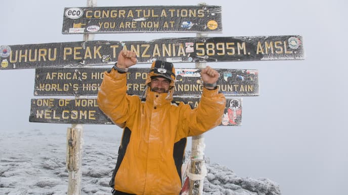 Der höchste Gipfel Afrikas
