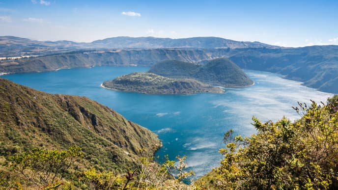 Otavalo market & the Cuicocha Lagoon