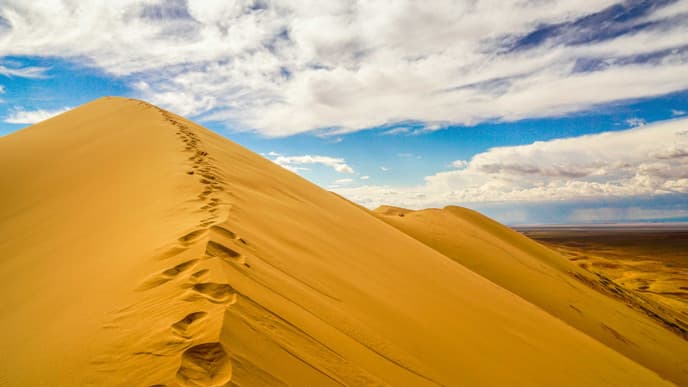 In der Gegend der Khongor Sanddünen