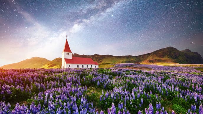 Gletscher und Vulkane soweit das Auge reicht