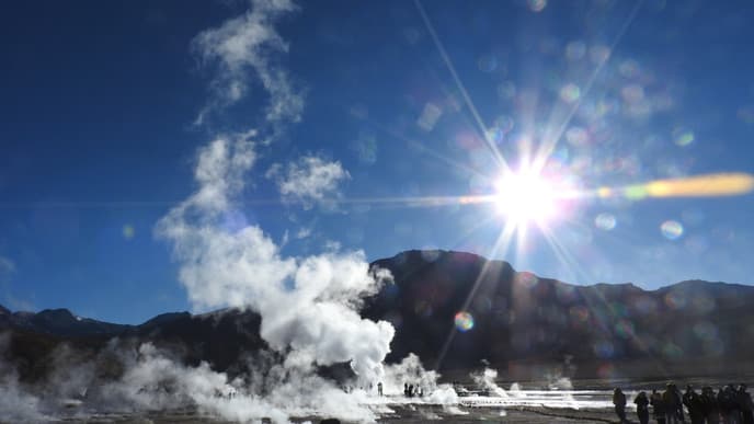 Marvel at the Geysers Del Tatio