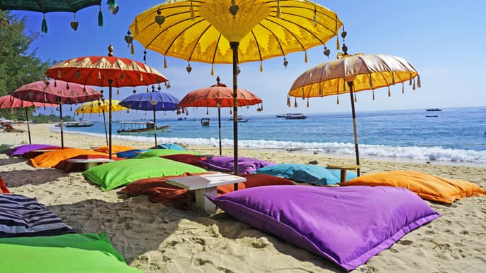 At leisure on Gili Air