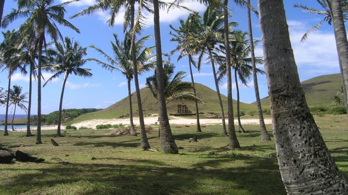 Heilige Zeremonienstätte der Rapanui-Kultur