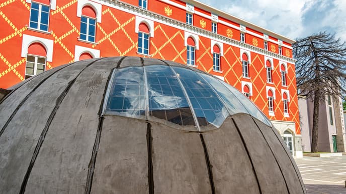 Departure from Tirana