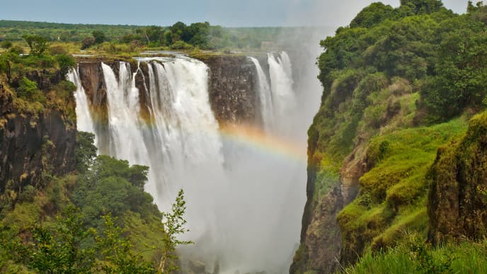 Die atemberaubenden Victoriafälle
