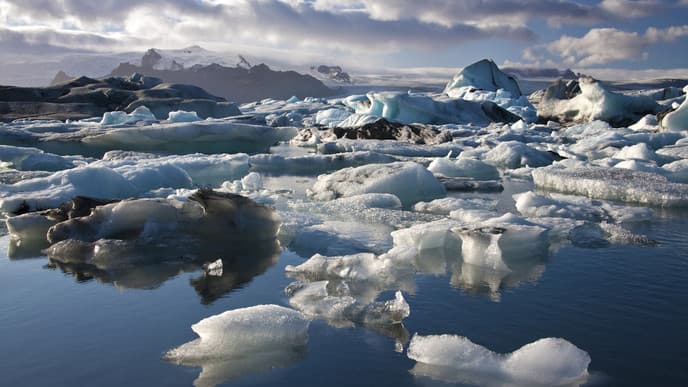 The epic Vatnajokull Glacier